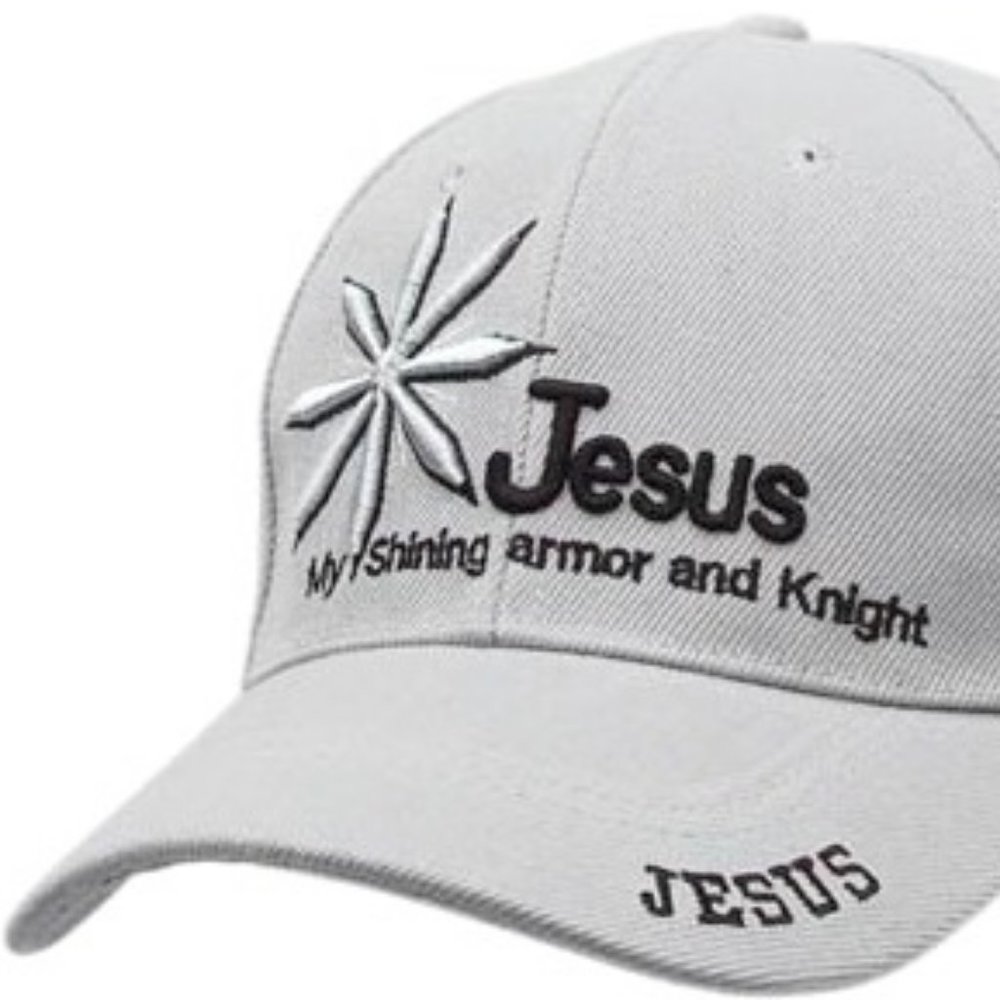 JESUS MY SHINING ARMOR and KNIGHT BASEBALL CAP